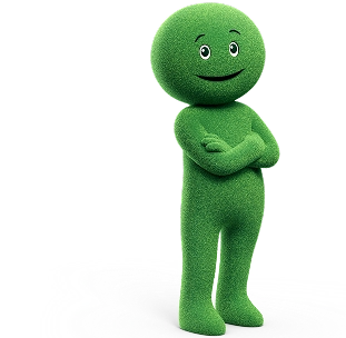 Illustration of the Cetelem mascot