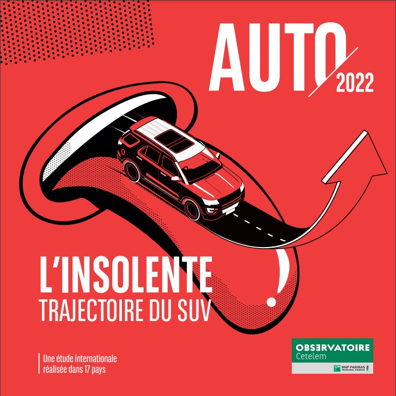 Étude Observatoire Cetelem de l'Automobile 2022. L'insolente trajectoire du SUV.