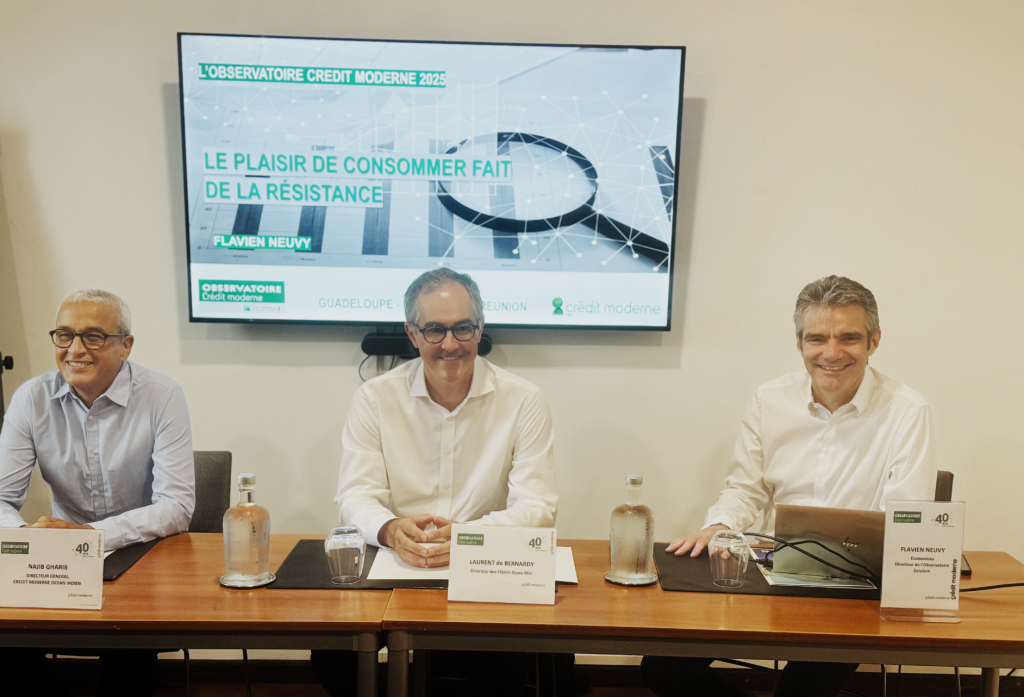 Conférence de presse pour l'Observatoire Crédit Moderne